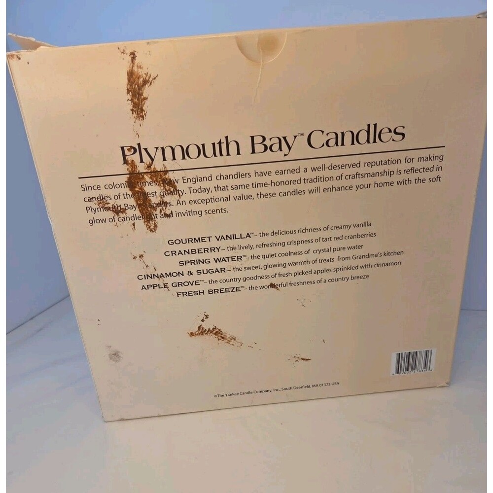 Vintage Yankee Candle Plymouth Bay 12-Votive Sampler Gift Set - Unused New... - Picture 9 of 10
